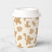 Gobelets En Papier Coupe de café jetable en pain d'épices (Droite)