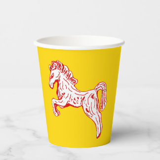 Gobelets En Papier Coupe de fête du zodiaque du cheval du Nouvel An c