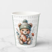 Gobelets En Papier Coupe de football sur mesure (Recto)