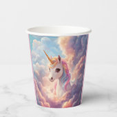 Gobelets En Papier Coupe de la soirée en papier magique Unicorn (Verso)