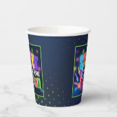 Gobelets En Papier Coupe De Neon Bowling Fun (Gauche)