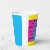 Gobelets En Papier Coupe de papier (Droite)