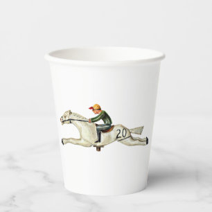 GOBELETS EN PAPIER COUPE DE PAPIER À CHEVAL RACE