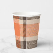 Gobelets En Papier Coupe de papier à plat automnal (Droite)