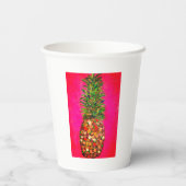 Gobelets En Papier Coupe de papier ananas (Verso)