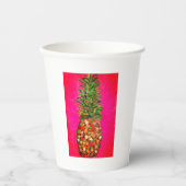 Gobelets En Papier Coupe de papier ananas (Recto)