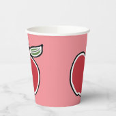 Gobelets En Papier Coupe de papier Apple (Gauche)