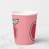 Gobelets En Papier Coupe de papier Apple (Droite)