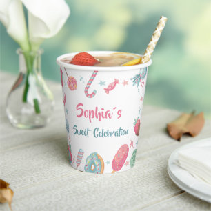 Gobelets En Papier Coupe de papier Candyland