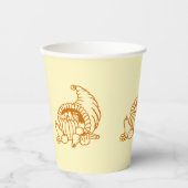 Gobelets En Papier Coupe de papier - Corne de abondance (Recto)
