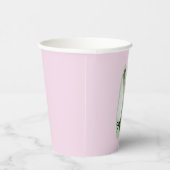 Gobelets En Papier Coupe de papier de chaussures vertes (Droite)