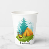 Gobelets En Papier Coupe de papier de conception de camping (Verso)