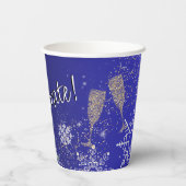 Gobelets En Papier Coupe de papier de Noël (Verso)