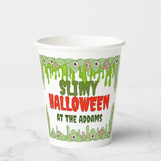 Gobelets En Papier Coupe de papier d'Halloween moins mince (Recto)