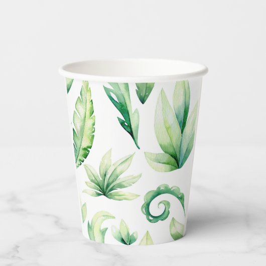 Gobelets En Papier Coupe de papier Dinosaure personnalisée (Verso)