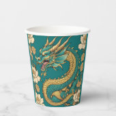 Gobelets En Papier Coupe de papier dragon (Recto)