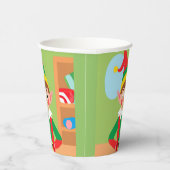 Gobelets En Papier Coupe de papier Elfe de Noël (Droite)