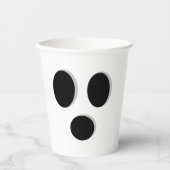 Gobelets En Papier Coupe de papier Face Ghost (Recto)