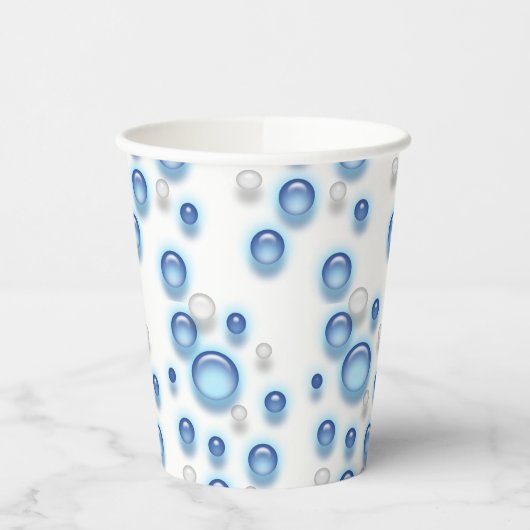Gobelets En Papier Coupe de papier - Fizzy Bubbles (Gauche)