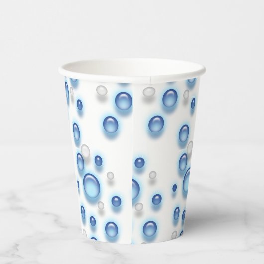 Gobelets En Papier Coupe de papier - Fizzy Bubbles (Droite)