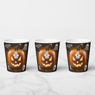 Gobelets En Papier Coupe de papier Halloween