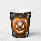 Gobelets En Papier Coupe de papier Halloween (Recto)