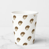 Gobelets En Papier Coupe de papier hérisson Brown (Verso)