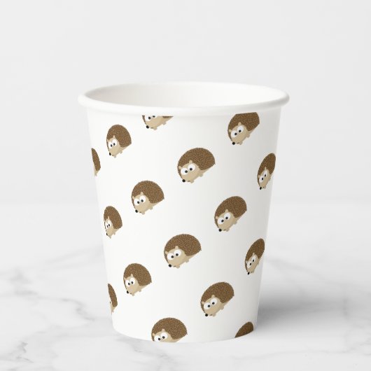 Gobelets En Papier Coupe de papier hérisson Brown (Recto)