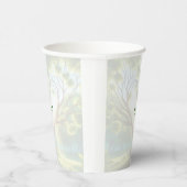 Gobelets En Papier Coupe de papier Mariage Monogramme vert (Droite)