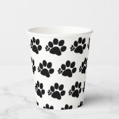 Gobelets En Papier Coupe de papier - Motif Paw Polydactyl (Verso)