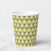 Gobelets En Papier Coupe de papier Motif Triangles (Verso)