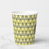 Gobelets En Papier Coupe de papier Motif Triangles (Droite)