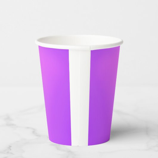 Gobelets En Papier Coupe de papier violet (Droite)