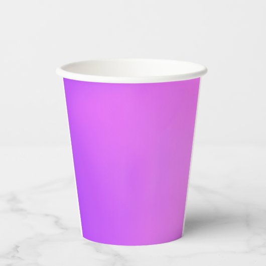 Gobelets En Papier Coupe de papier violet (Recto)