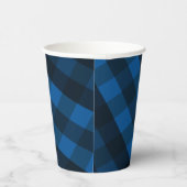 Gobelets En Papier Coupe des cartes bleues et bleues (Droite)