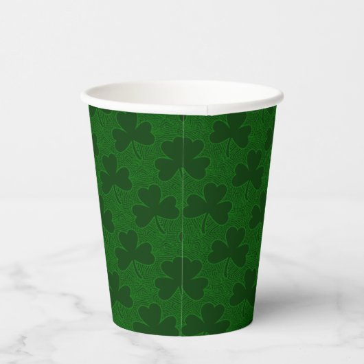 Gobelets En Papier Coupe du Paper de Clover Pattern (Droite)