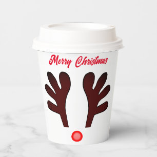 Gobelets En Papier Coupe du papier Rudolph