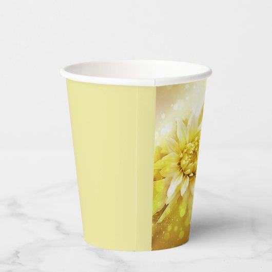 Gobelets En Papier Coupe du Parti Chrysanthemum avec devis (Droite)