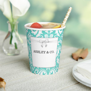 Gobelets En Papier Coupe du parti Mariée & Co - Personnalisée
