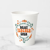Gobelets En Papier Coupe du Teacher Appreciation Party (Recto)