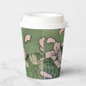 Gobelets En Papier Coupe en cascade en fleurs roses (Droite)