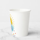 Gobelets En Papier Coupe en papier arc-en-ciel (Gauche)