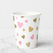 Gobelets En Papier Coupe en papier brillant et classique (Verso)