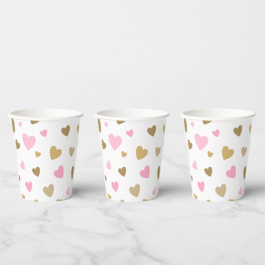 Gobelets En Papier Coupe en papier brillant et classique (Multi)