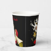 Gobelets En Papier Coupe En Papier Champagne Et Chaussures Rouges (Droite)