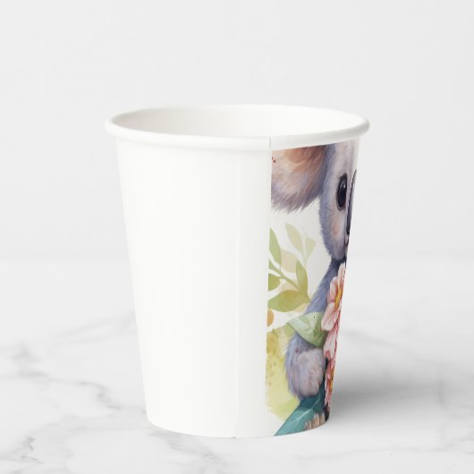 Gobelets En Papier Coupe en papier Cute Koala (Droite)