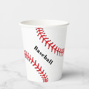 Gobelets En Papier Coupe en papier design de baseball