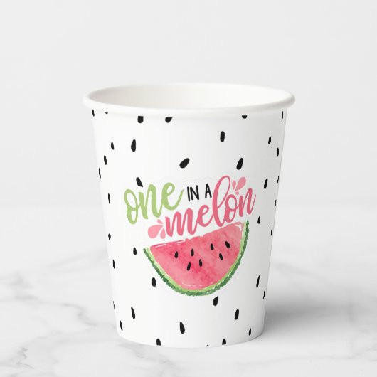 Gobelets En Papier Coupe en papier Melon - rose (Verso)