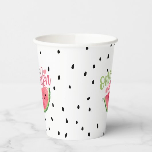 Gobelets En Papier Coupe en papier Melon - rose (Gauche)