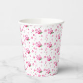 Gobelets En Papier Coupe florale (Gauche)